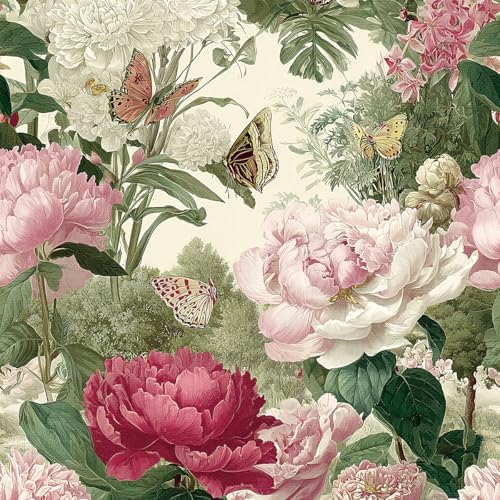Jeweluck Floral Wallpaper Peel and Stick Wallpaper by Jeweluck