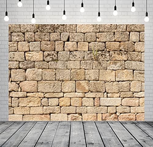 BELECO 10x8ft Fabric Vintage Brick Stone Wall Backdrop - Image 5