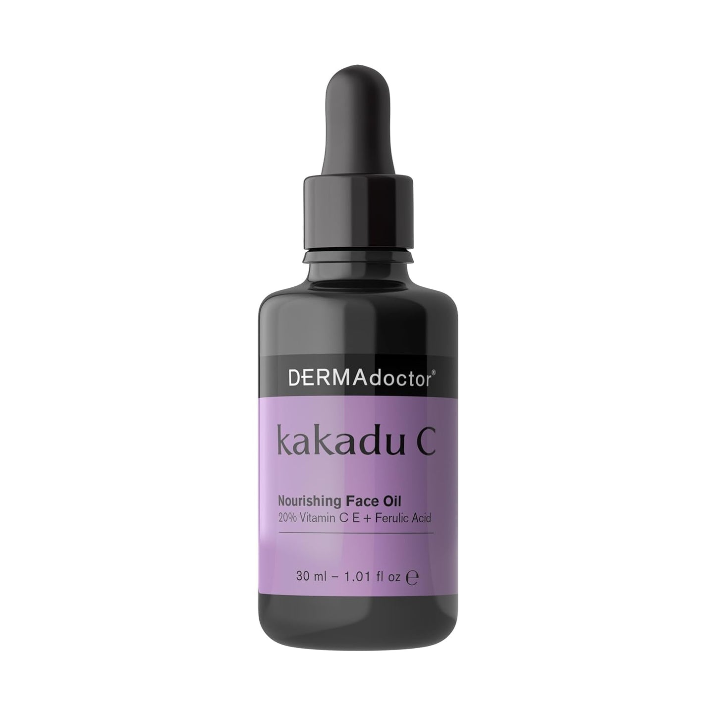 DERMAdoctor Night Face Oil Toner Anti-Aging Hydrating - 20% Vitamin C Ester, Vitamin E, Ferulic Acid, & Marula Oil for Face | Concentrated Vitamin-C Ester Facial Oils | Dermatologist Formulated - 1 Oz