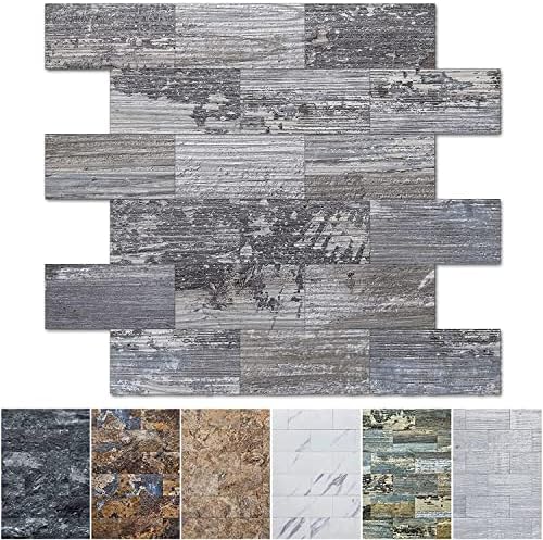 Art3d Peel and Stick Backsplash, Stick on Wall Tile, Light Rustic by Art3d