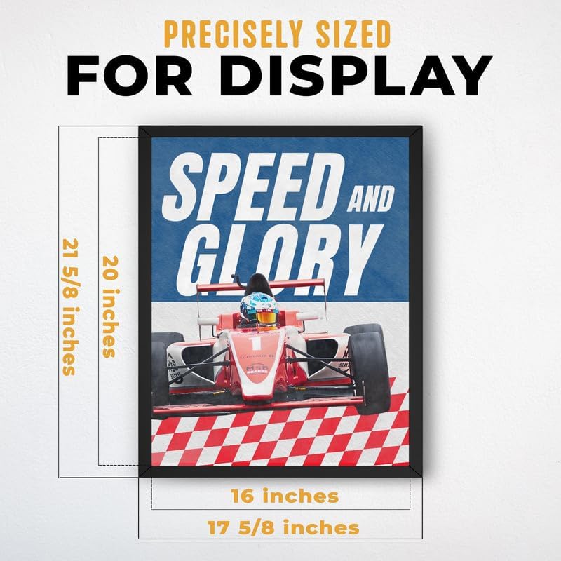 InkFlow Posters Racing Car Canvas Poster - Image 3