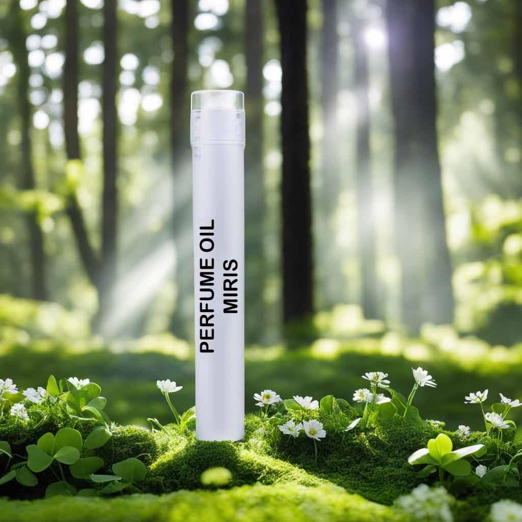 MIRIS Perfume Oil No. 36897, Inspired by Amyris Homme, Long-Lasting Men Roll-On, Rollerball 0.34 Fl Oz / 10 ml