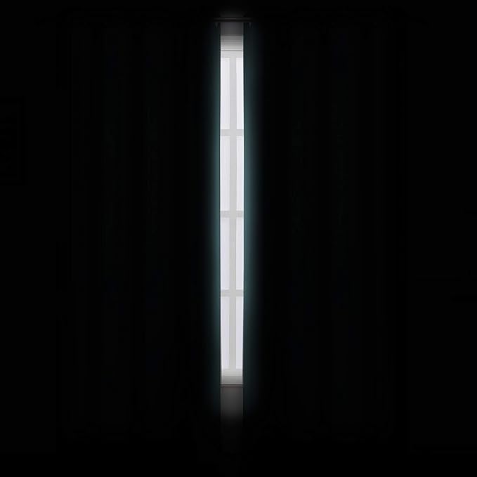 LEMOMO Sea Teal Thermal Blackout Curtains/52 x 95 Inch/Set of 2 Panels Room - Image 3