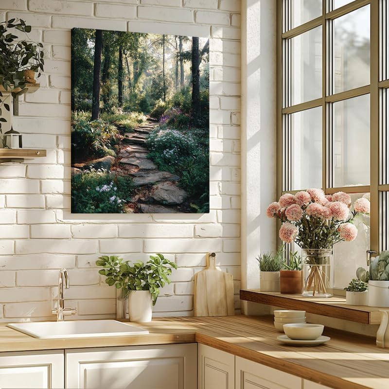 Serene Landscape Canvas Wall Art - Image 6