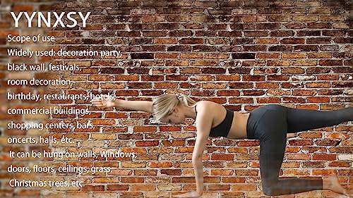 YYNXSY 6X4FT Large Fabric Brick Background - Image 6