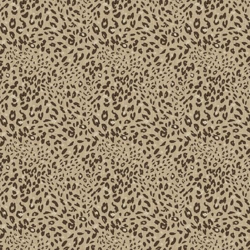 Leopard Print Peel and Stick Wallpaper Animal Pattern Removable Wall Covering by Vinjiasin