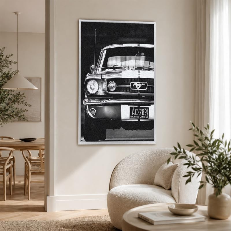 InkFlow Posters Vintage Car Photography Canvas Poster - Image 6