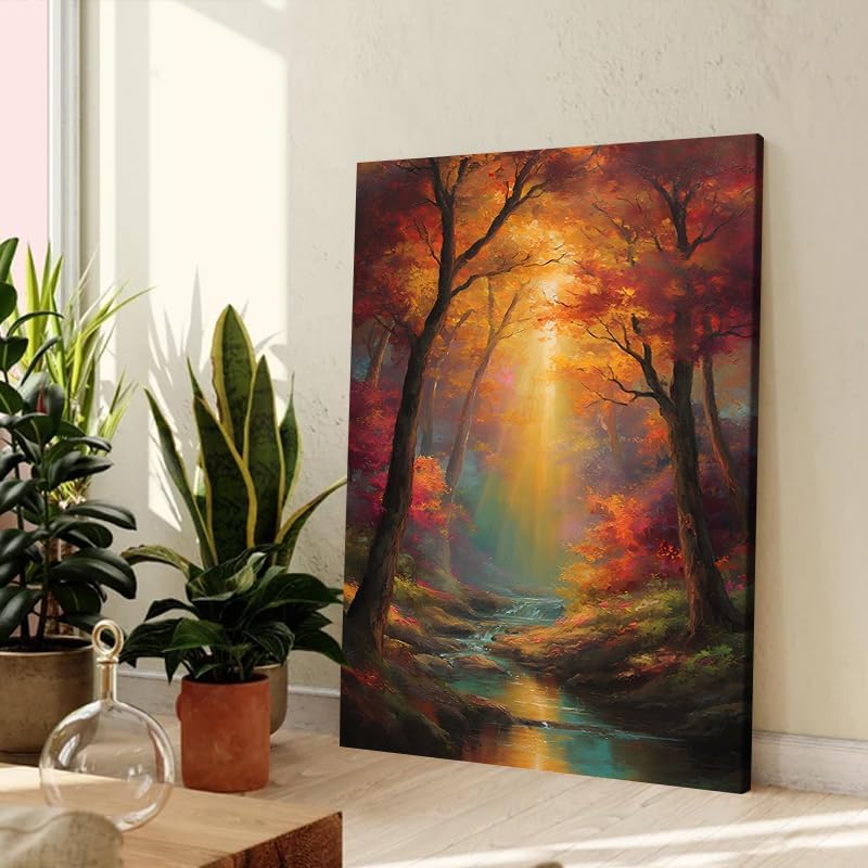 Serene Landscape Canvas Wall Art - Image 4