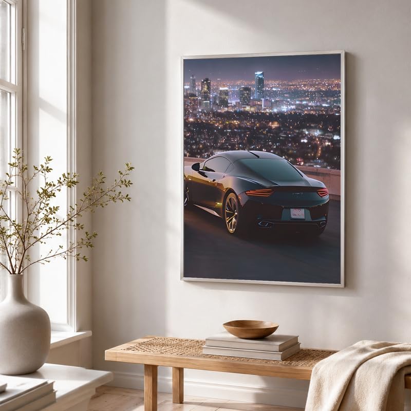 InkFlow Posters Luxury Sports Car Canvas Poster - Image 3