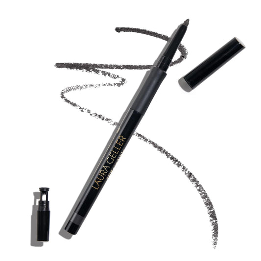 LAURA GELLER NEW YORK INKcredible Gel Eyeliner - Graphite - Waterproof Smudge-proof Eyeliner Pencil - Built in Sharpener