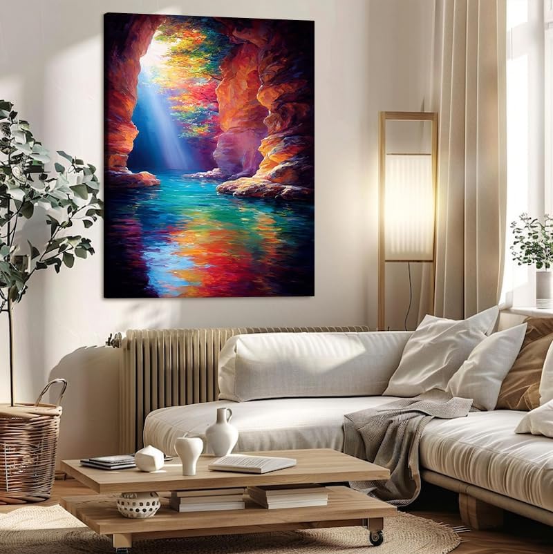 Serene Landscape Canvas Wall Art - Image 2