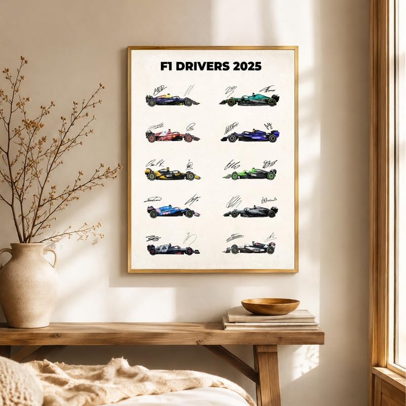 InkFlow Posters Race Car Collection Canvas Poster - Image 4