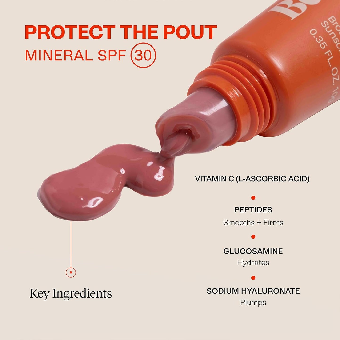 Beautystat Vit C Lip Serum, 0.35 Fl Oz