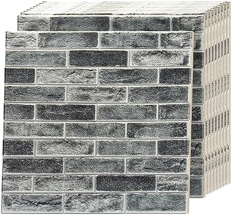 Art3d 52.5 Square Feet Wall Panel Brick by Art3d