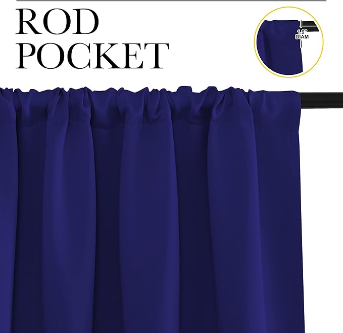 NICETOWN Blackout Curtains for RV Windows, 2 Panels, Room Darkening Window - Image 2