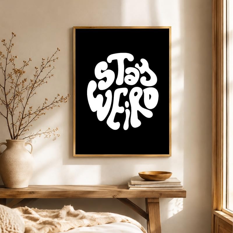 InkFlow Posters Stay Weird Canvas Poster - Image 4