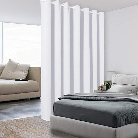BONZER Extra Wide Room Divider Curtain Screen Partitions Total Privacy Wall by Bonzer