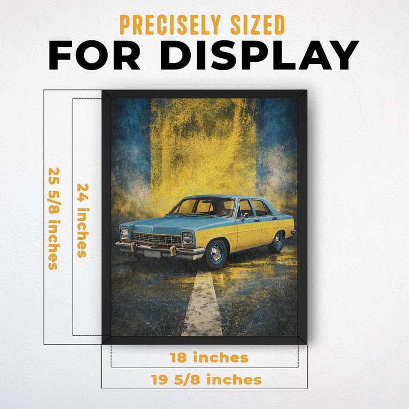 InkFlow Posters Vintage Car Canvas Poster - Image 3