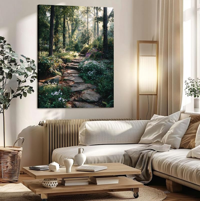 Serene Landscape Canvas Wall Art - Image 2