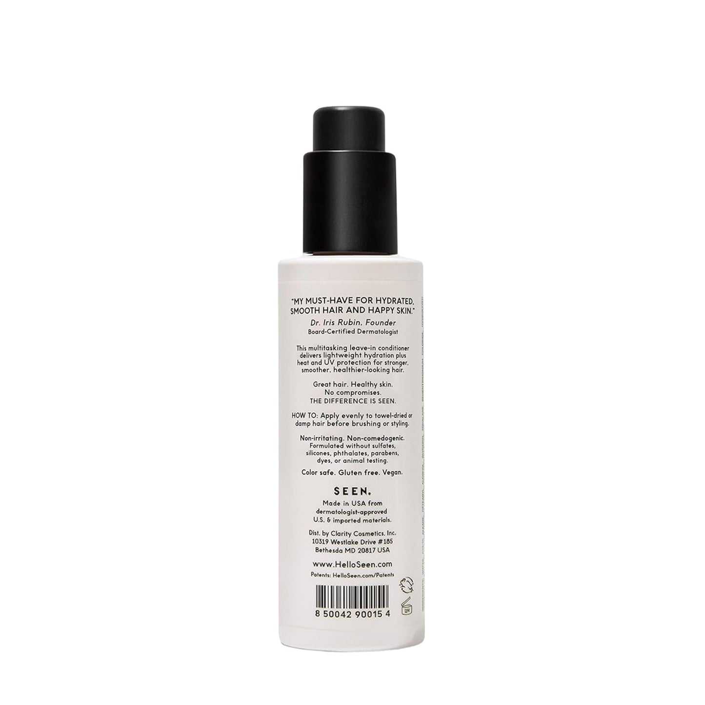 SEEN Leave-In Conditioner - Leave-In Hair Conditioner & Heat Protectant Spray- Detangles & Hydrates- No Parabens, Sulfates or Phthalate (Scented)
