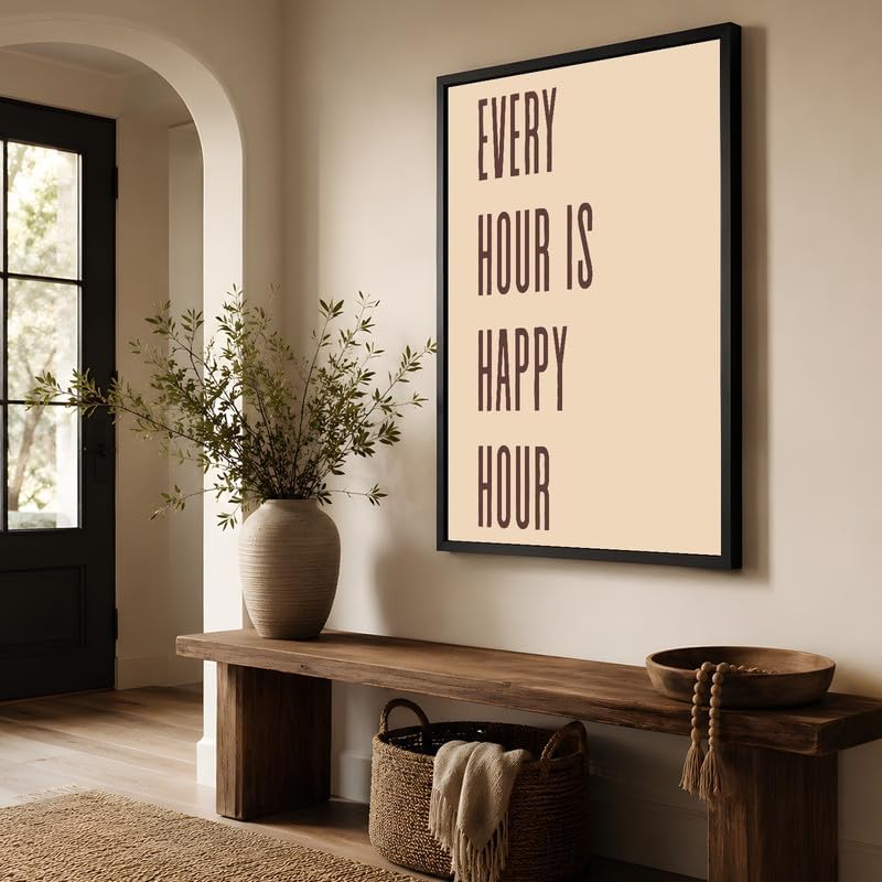 InkFlow Posters Every Hour Happy Hour Canvas Poster - Image 3