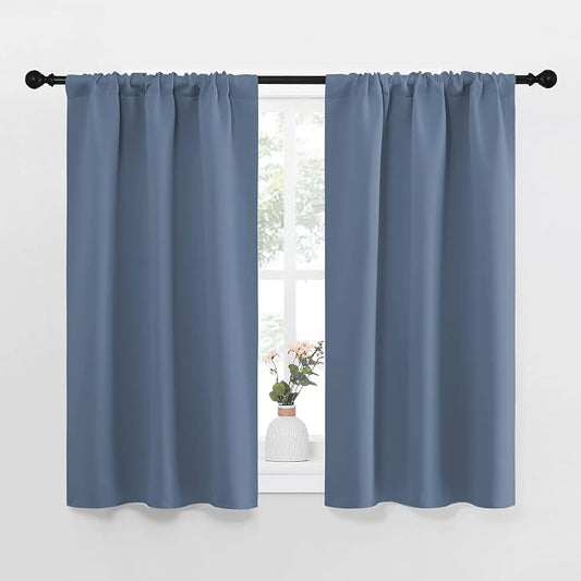 NICETOWN Kitchen Curtains, Short Blackout Curtains & Drapes, Thermal Insulated by NICETOWN