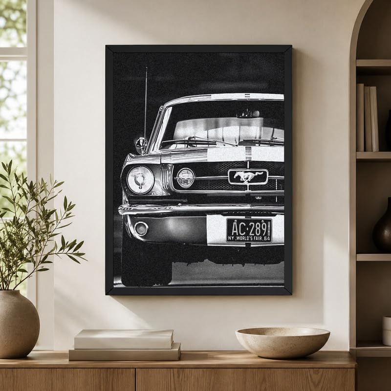 InkFlow Posters Vintage Car Photography Canvas Poster - Image 6