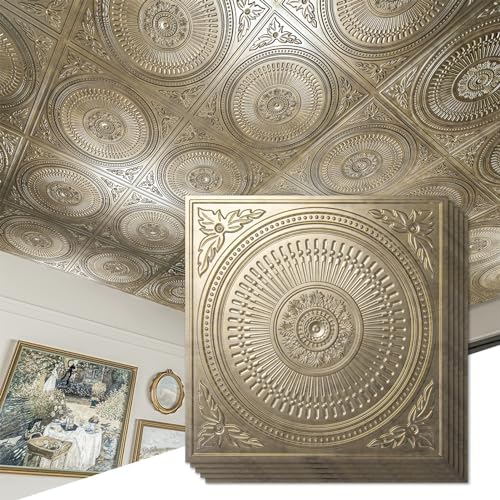 Art3d 12-Pack 2 x 2 ft Drop Ceiling Tiles by Art3d