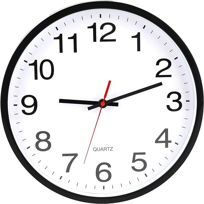 OceeK 12 Inch Wall Clock, Modern Wall Clocks Battery Operated, Silent by OceeK
