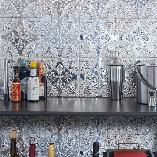 Peel and Stick Metal Backsplash Tiles - Image 3