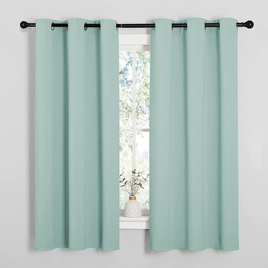 NICETOWN Aqua Blue Room Darkening Curtains by NICETOWN
