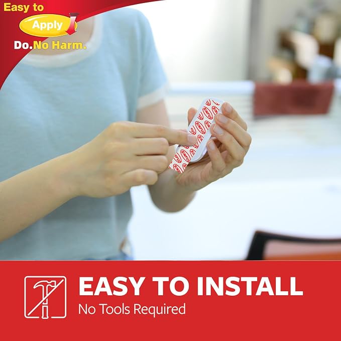 Sinfuo 24 Hooks for Hanging Variety Pack, Adhesive Wall Hooks Heavy Duty - Image 8