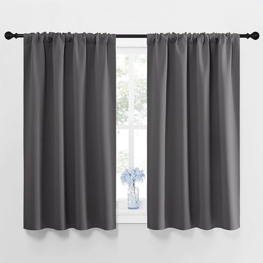NICETOWN Grey Window Curtains for Bedroom by NICETOWN