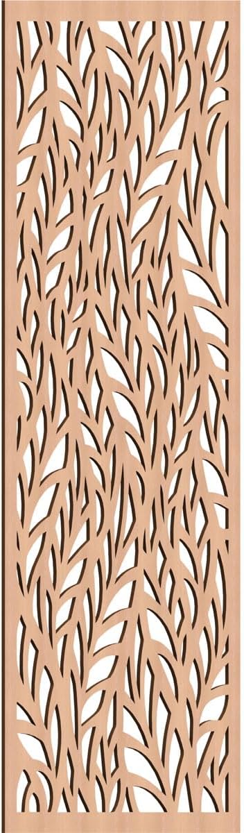 25 3/8"W x 64 3/8"H x 1/4"T Ortonville Decorative Fretwork Wood Wall Panels by EkenaMillwork