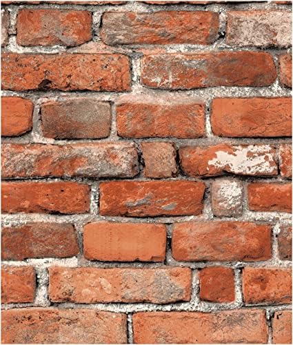 tiltil Faux Brick Peel and Stick Wallpaper 3D Brick Wallpaper 17.7"x393" by TilTil