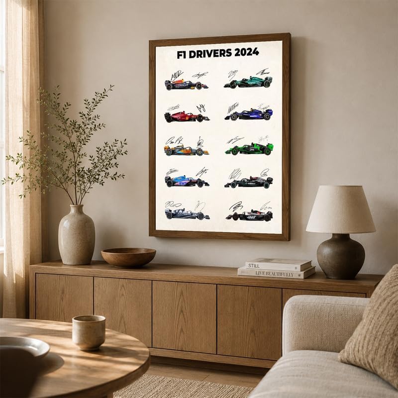 InkFlow Posters Car Racing Canvas Poster - Image 4