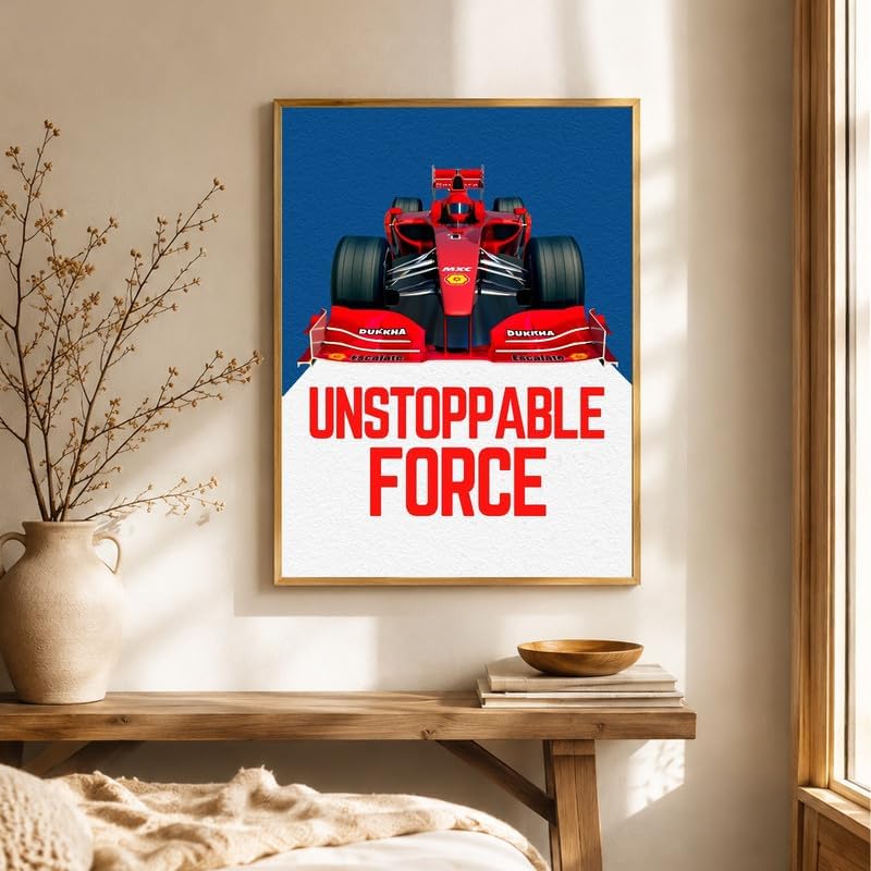 InkFlow Posters Racing Car Canvas Poster - Image 4