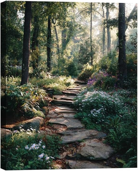 Serene Landscape Canvas Wall Art by Unknown