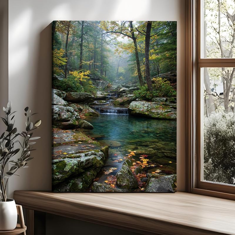 Serene Landscape Canvas Wall Art - Image 3