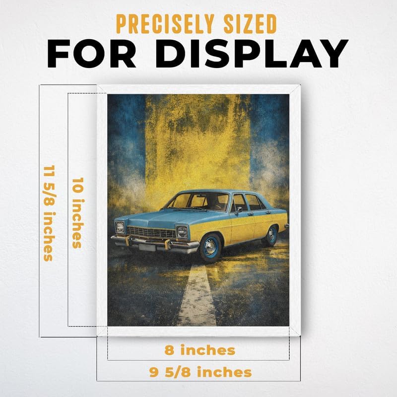 InkFlow Posters Vintage Car Canvas Poster - Image 3