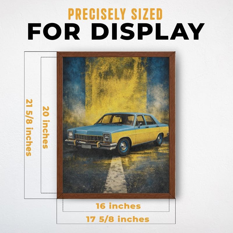 InkFlow Posters Vintage Car Canvas Poster - Image 3