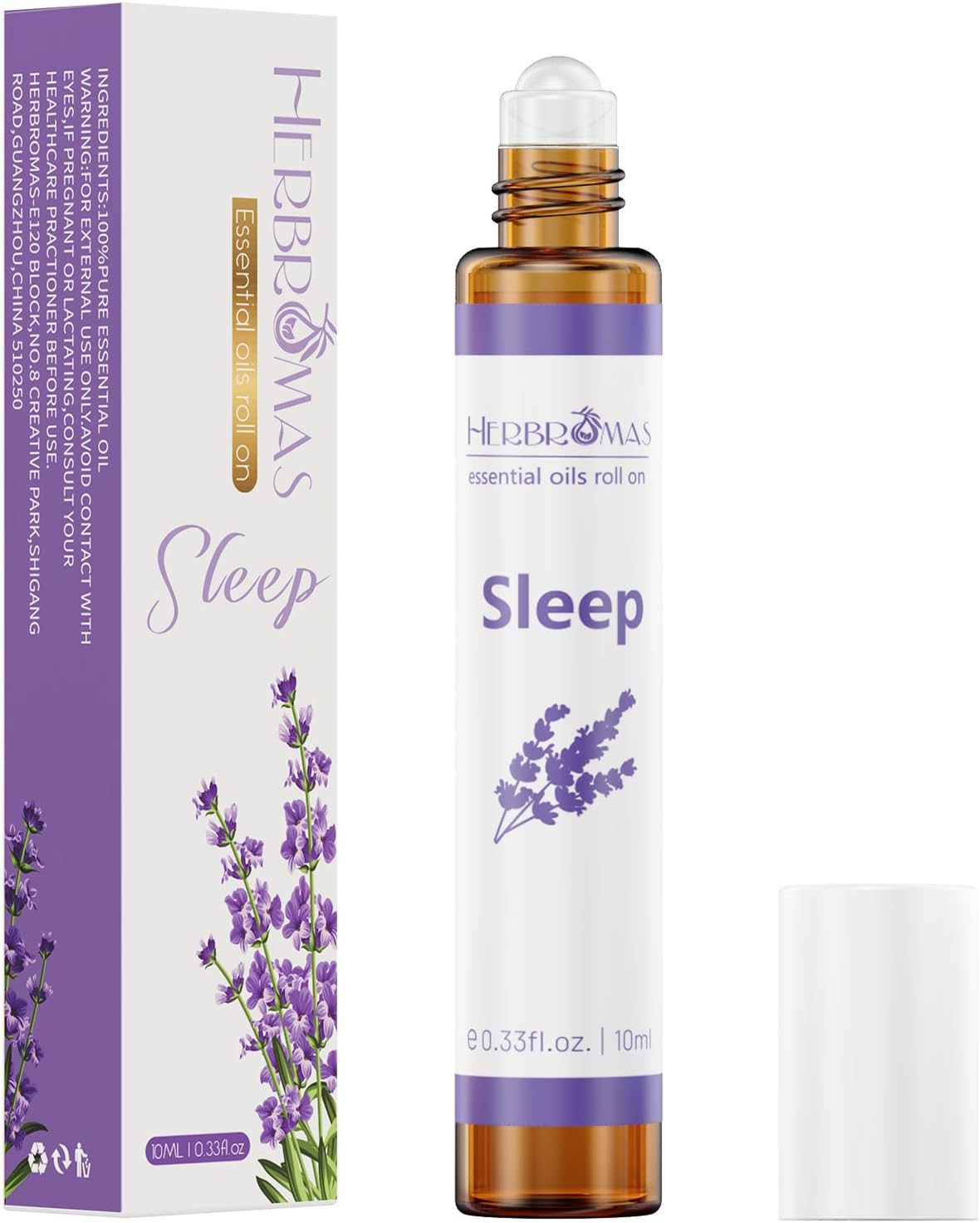 Aromatherapy Essential Oil Roll On Blend Relaxation Gift for Women, Natural and Pure Essentail Oils with Travel Size Roller Ball Bottle (Stress, 1)