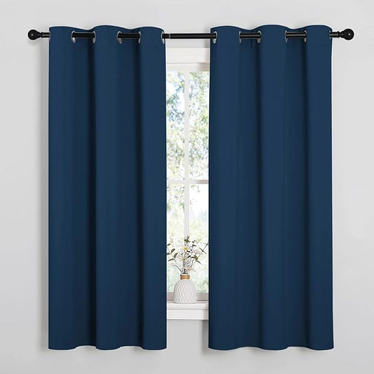 NICETOWN Window Curtain Panels, Thermal Insulated Solid Grommet Blackout by NICETOWN
