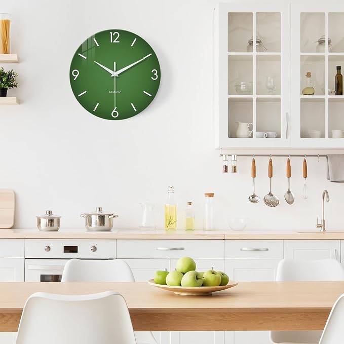 XFM Modern Wall Clock 14 Inch Silent Non-Ticking Wall Clocks Battery Operated - Image 4