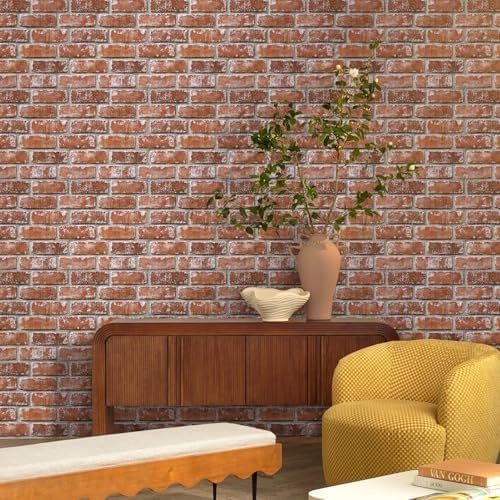 3D Faux Brick Wall Panels Peel and Stick, Designed - Image 4