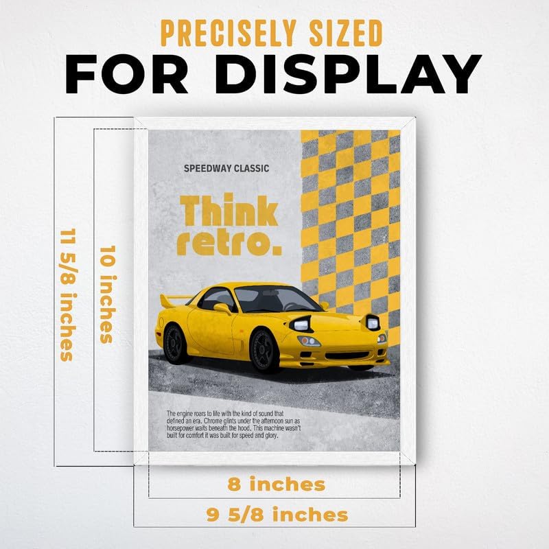 InkFlow Posters Retro Sports Car Canvas Poster - Image 3