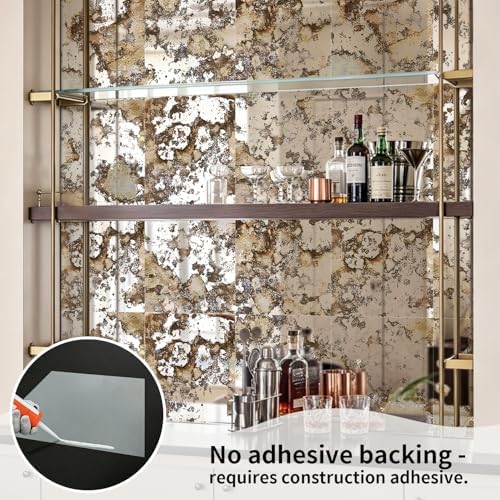LiveInUrban Acrylic Antique Mirror Wall Panels, Humidity Wall - Image 2