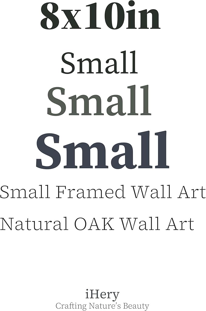 iHery Small Dolce Far Niente Framed Trendy NewsPaper Wall Art, Natural OAK Wood - Image 2