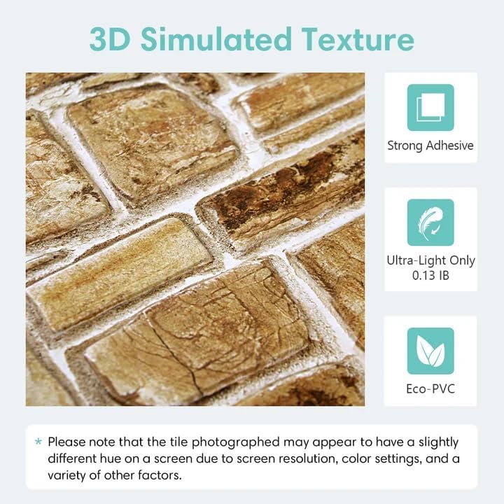 Commomy Faux Stone Peel and Stick Wall Panels - Image 3
