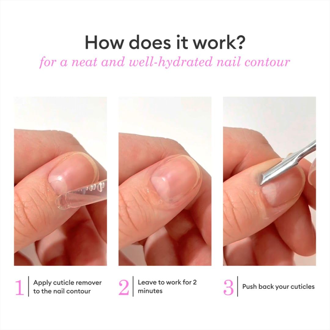 Manucurist - Cuticle Remover - Gel Cuticle Remover - Cuticle Care - 9-Free, 97% Bio-Sourced Ingredients - Made in France - Nail Care - 0.5 fl oz Bottle
